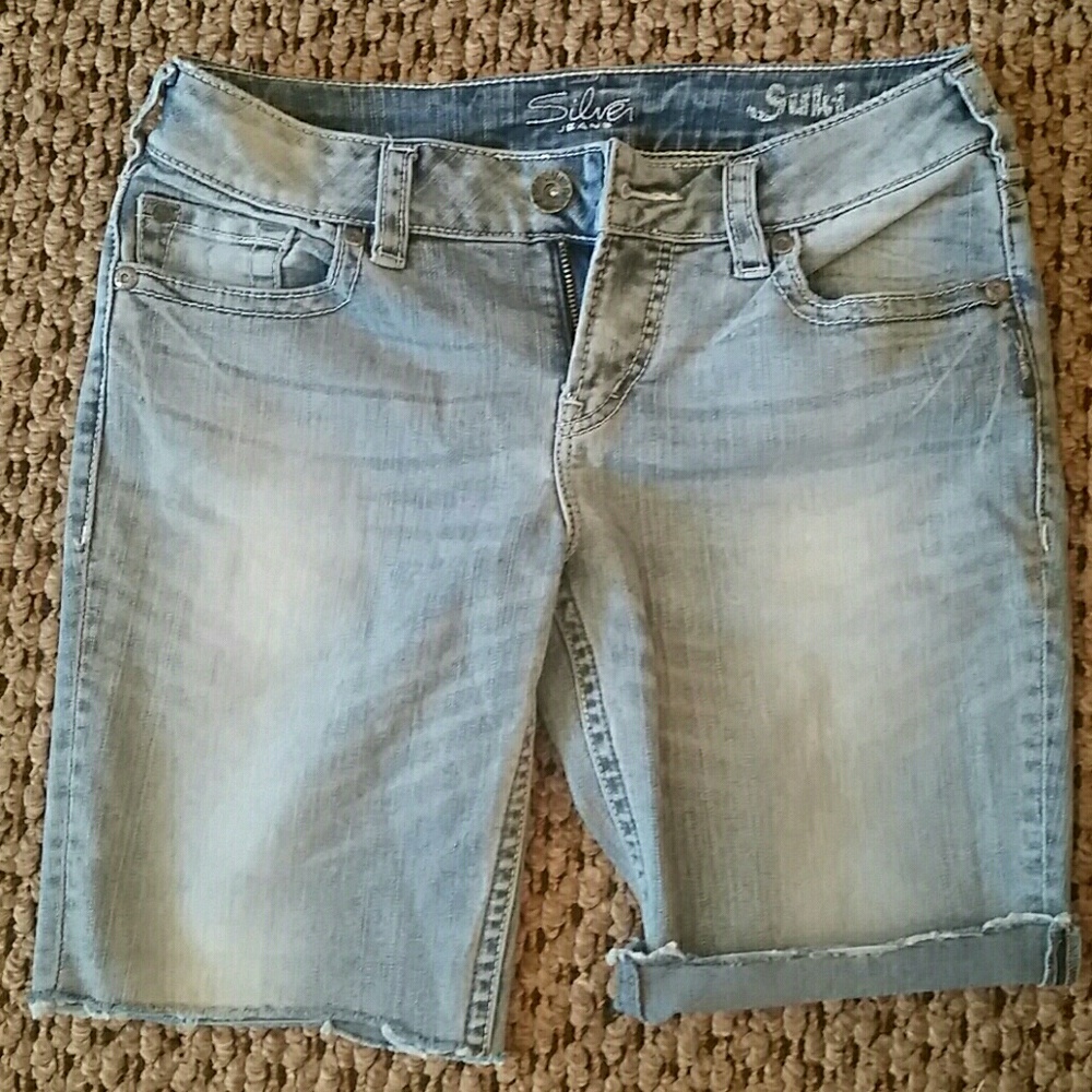 Silver suki capri